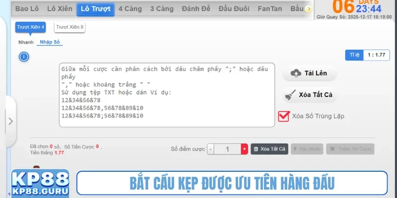 Bắt cầu kẹp được ưu tiên hàng đầu