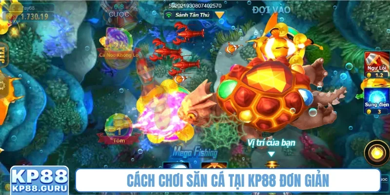 Cách chơi săn cá tại KP88 đơn giản