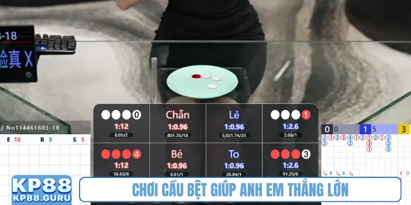 Chơi cầu bệt giúp anh em thắng lớn