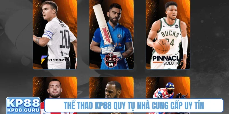 Thể thao KP88 quy tụ nhà cung cấp uy tín